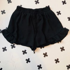 Necessary Clothing Chiffon Ruffle Shorts